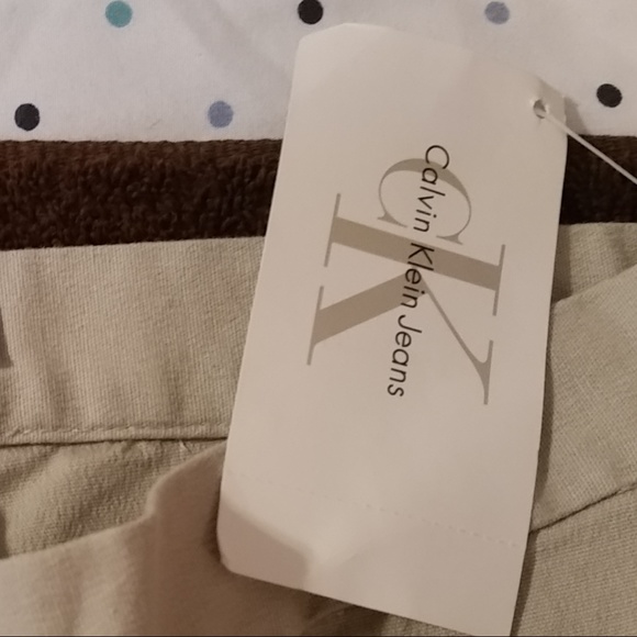 Calvin Klein Capri Pants Tan Size:8 - Picture 3 of 7